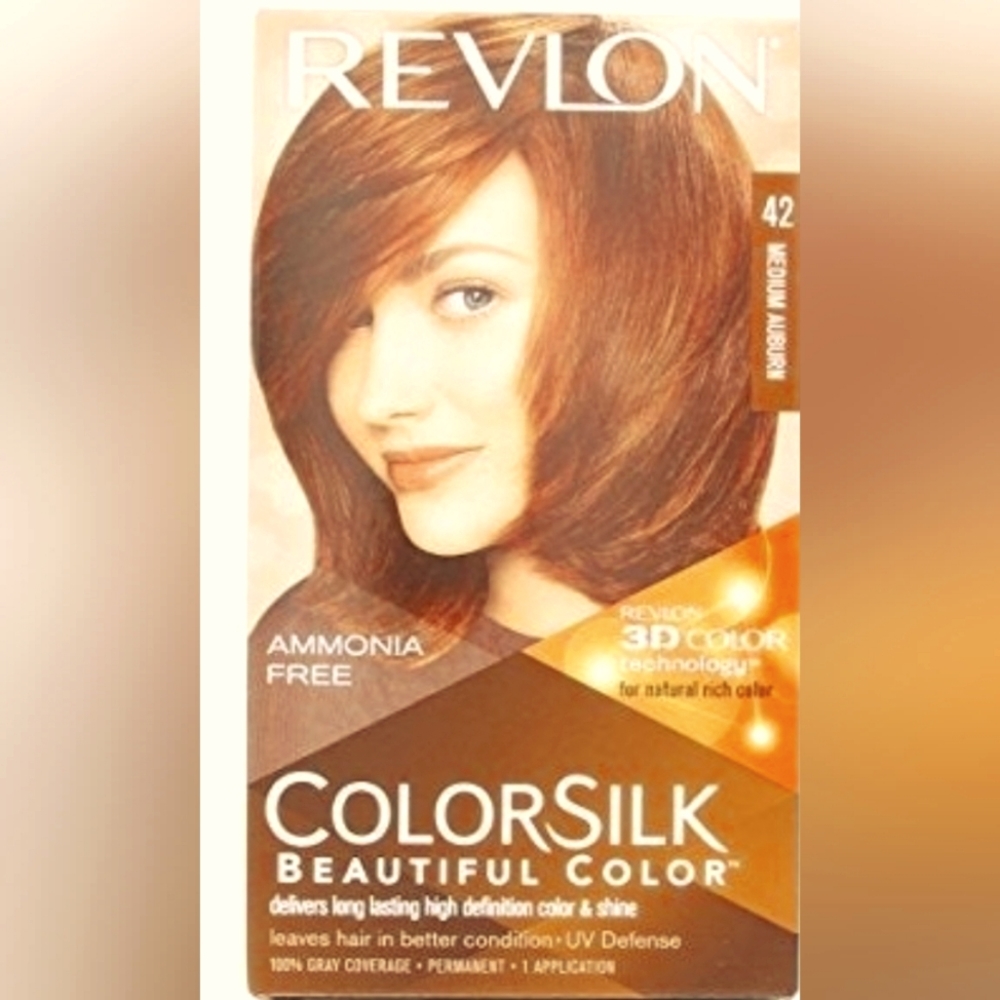Pack of 5 Revlon Colorsilk Beautiful Color 42 Medium Auburn